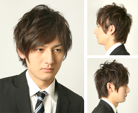 【 ポイントパーマ + ヘアカラー 】ナチュラルな束感で作る爽やかショートスタイル