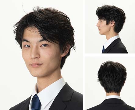 【 ヘアカット  】刈り上げないフェザーセンターパート